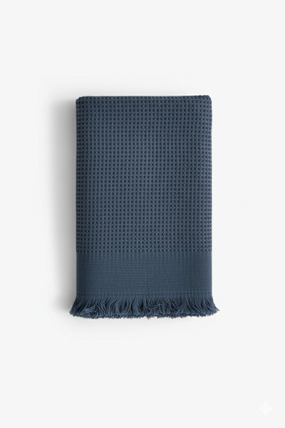 JOJOMIA منشفة حمام أنيكا وافل دنيم 100x150