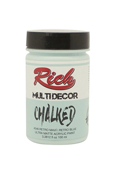 Rich Supertrend Multi Decor Chalked Akrilik Boya 100 cc. 4546 RETRO MAVİ