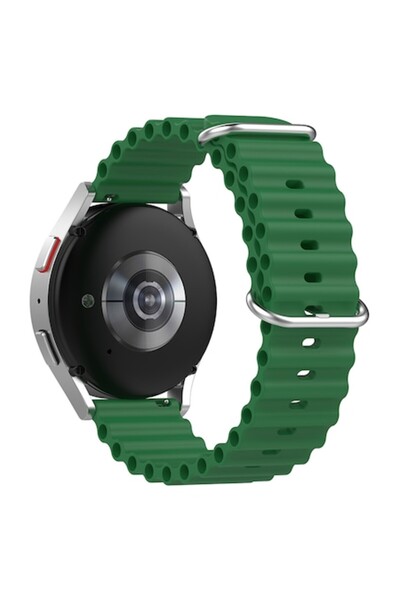 General Store Curea de ceas din silicon pentru magazinul general, compatibilitate universală, verde
