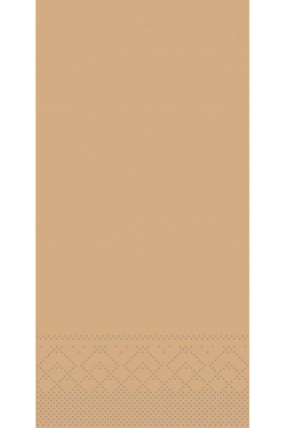 Mank Șervețele de hârtie cu 3 straturi - Sand (Cappuccino), 33 x 33 cm, pliate 1/8, 100 buc.