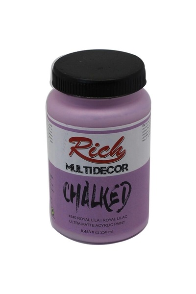 Rich Supertrend Multi Decor Chalked Akrilik Boya 250 cc. 4540 ROYAL LİLA