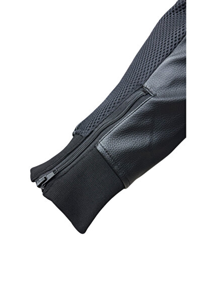 BERİK Rock İç Astarlı Level 2 Full Korumalı Fileli Motorsiklet Montu Yeni Model