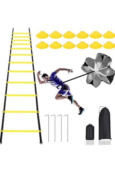 fulina Agility Ladder Training Set,Speed Training Exercise,with 12 Rungs,Idea for Improving Acceleration