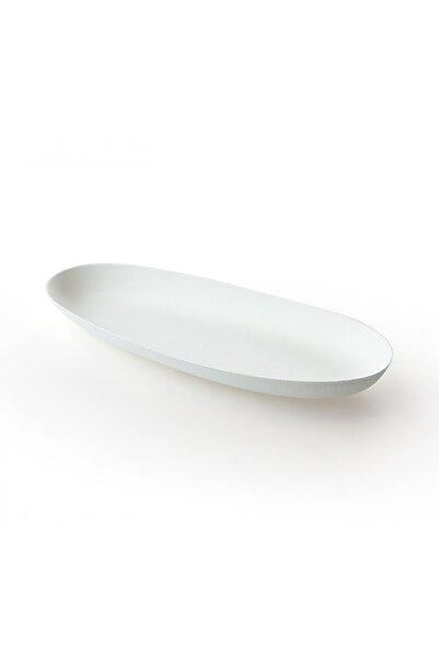 Mank mini-farfurii din pulpă de trestie de zahăr, 210 x 80 x h20 mm, 40 buc