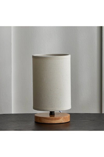 Generic Ajax Wooden Table Lamp - 21 cm