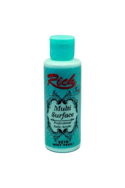 Rich Supertrend Multi Surface Her Yüzey İçin Akrilik Boya 120 cc. 2278 MİNT YEŞİLİ