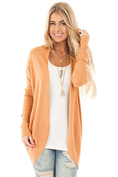 WildFashion Simple cardigan made of fine material without buttons BL999-19