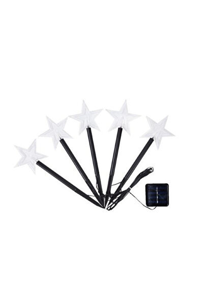 Flippy Set 5 Lampi solare LED de exterior Model Stea, pentru gradina, Flippy,...
