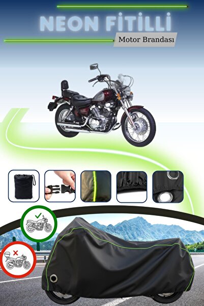 Cemku Fast غطاء محرك متوافق مع نيون فيتيل بيسان رودستار 250 باللون الأسود