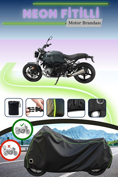 Cemku Fast غطاء محرك أسود نيون متوافق تمامًا مع BMW R Nine T