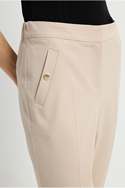 adL Metal Aksesuarlı Cepli Pantolon