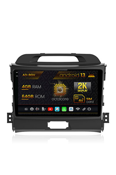 AutoDrop Navigatie Kia Sportage (2010-2016),Android 13,V-Octa/ 4GB RAM+64GB R...