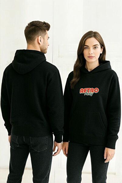 ArtYus Petrecere retro colorată cu imprimeu cu glugă Swea tricou