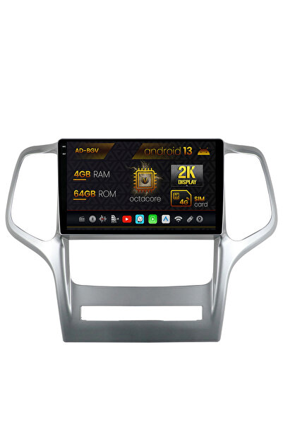 AutoDrop Navigatie Jeep Grand Cherokee (2010-2013),Android 13,V-Octa/4GB RAM+...