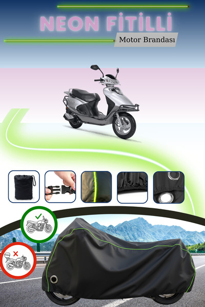 Cemku Fast غطاء محرك متوافق مع نيون فيتيل RKS سبونتيني 110 باللون الأسود