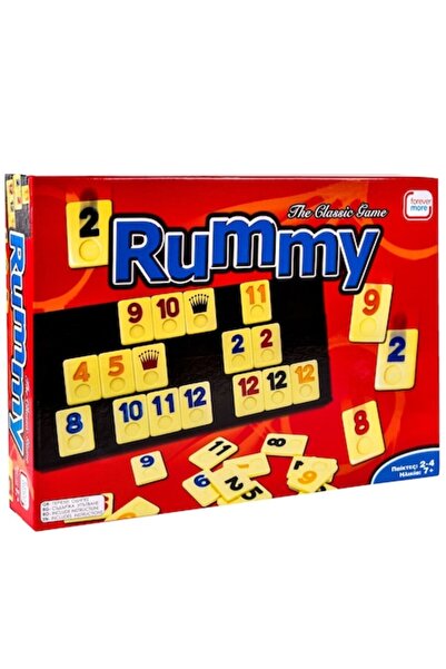 MYONNA IT & E- COMMERCE Joc de societate Rummy Classic, multicolor, 2-4 jucători, vârste 7+