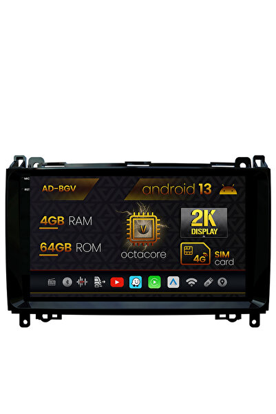 AutoDrop Navigatie Mercedes Sprinter,Viano,Vito,A/B Class,Crafter,Android13,V...