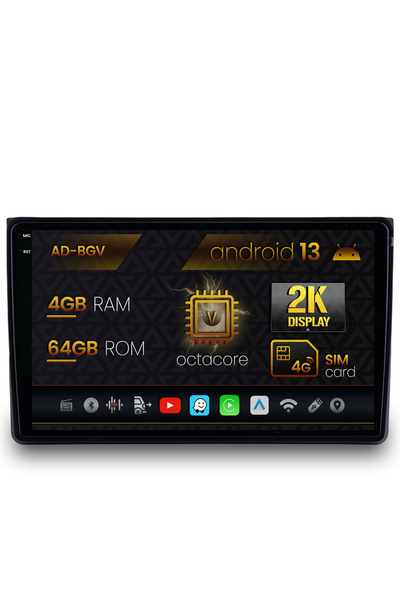 AutoDrop Navigatie Audi A4(B6/B7)/SEAT EXEO,Android 13,V-Octa/4GB RAM+64GB RO...