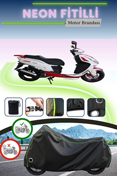 Cemku Fast غطاء محرك متوافق مع نيون فيتيل أورورا AR 150-T من بلاك ليكت