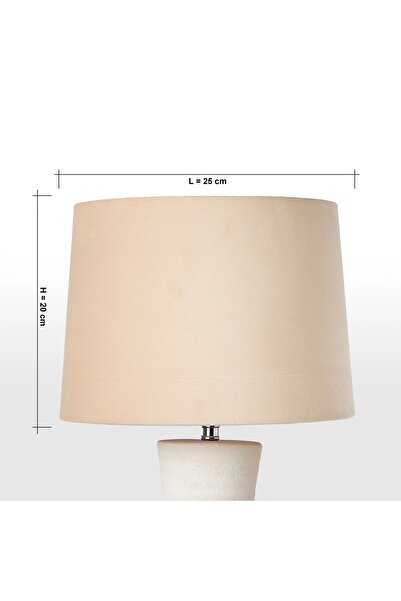 Generic Mix and Match Velvet Table Lamp Shade with Reversible Gimble - 20 cm
