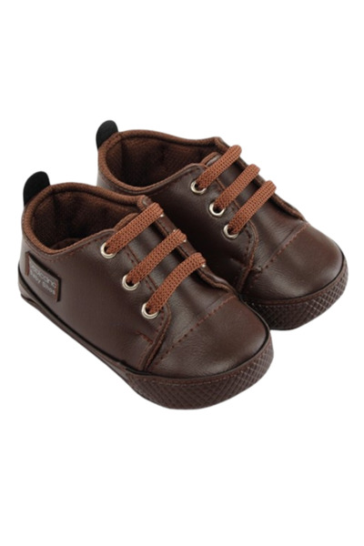 Babexi Newborn Leather Convers Sole Baby Booties