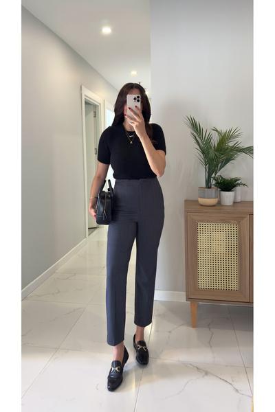 BİRCANÇİL Zr Lora Smoked Flatolu Pants