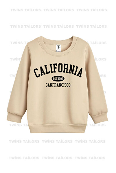 twins tailors Παιδικό φούτερ με στάμπα της Καλιφόρνια και του Game Game Handle, 3 συσκευασίες, Unisex, γκρι-καφέ-μπεζ