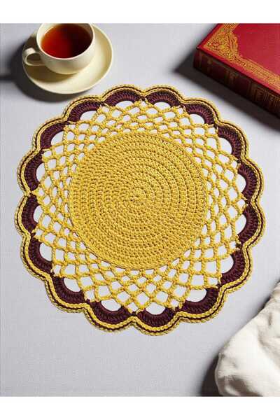 Örgü Sanatı DilekÇak El Örgüsü Polyester Soft Makrome File Detay Supla, Dekor...