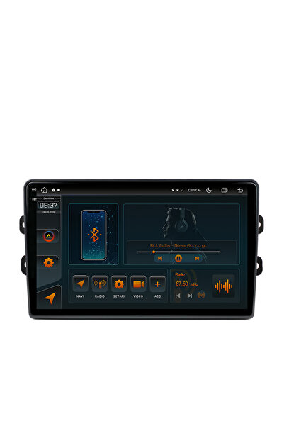 AutoDrop Navigation Dacia/Renault, Android 13, V-Octa/4GB RAM+64GB ROM, 9.5"