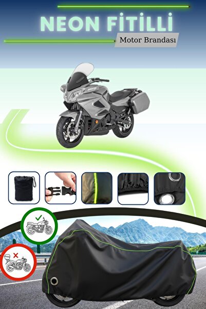 Cemku Fast غطاء محرك أسود متوافق مع نيون فيتيل سي إف موتو 650 تي كيه