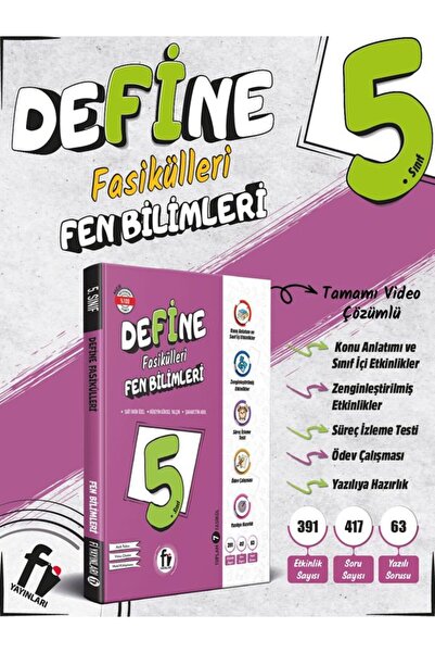 Fi Yayınları 5. Sınıf Define Fen Fasikülleri 2026