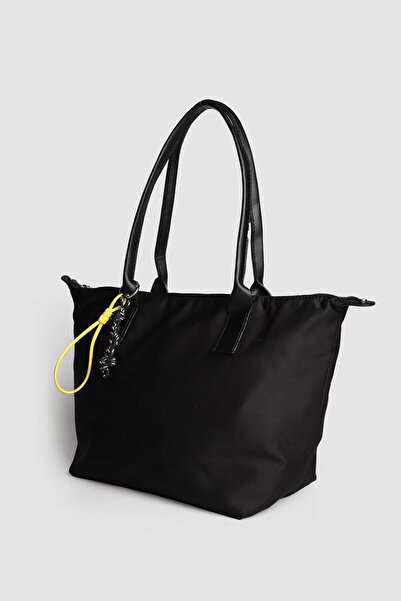 La La'Graccio Paris La'Graccio Paris Women's Muse Large Size Parachute Fabric Shoulder Bag Black