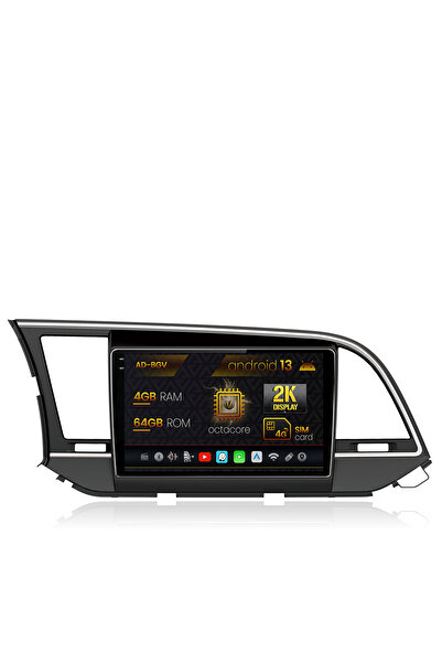 AutoDrop Navigatie Hyundai Elantra (2015-2018),Android 13,V-Octa/4GB RAM+64GB...