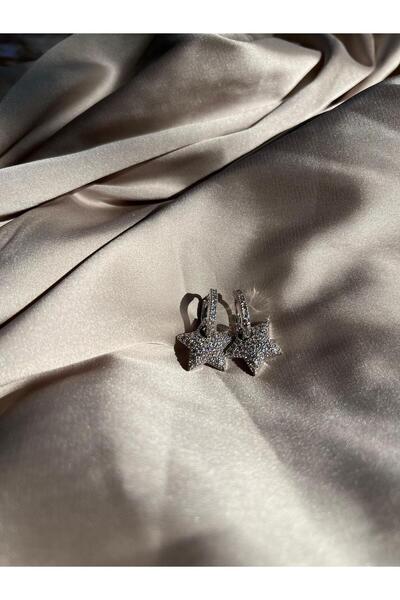 kalia Çelik Silver Yıldız Küpe
