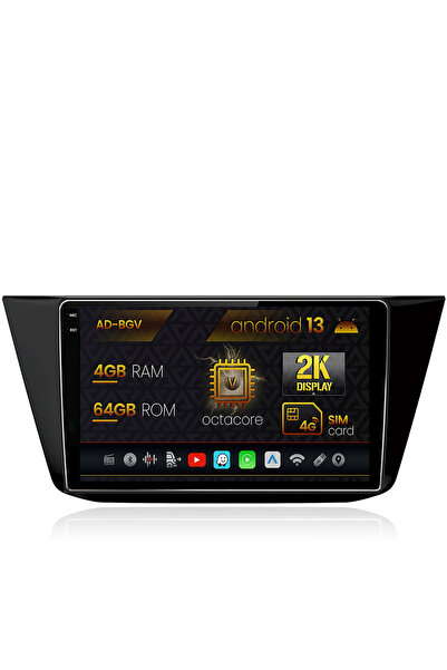 AutoDrop Navigatie Volkswagen Tiguan (2016+),Android 13,V-Octa/4GB RAM+64GB R...