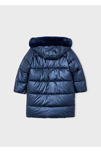 MAYORAL Дівчачий довгий пальто 4-10 років Синій