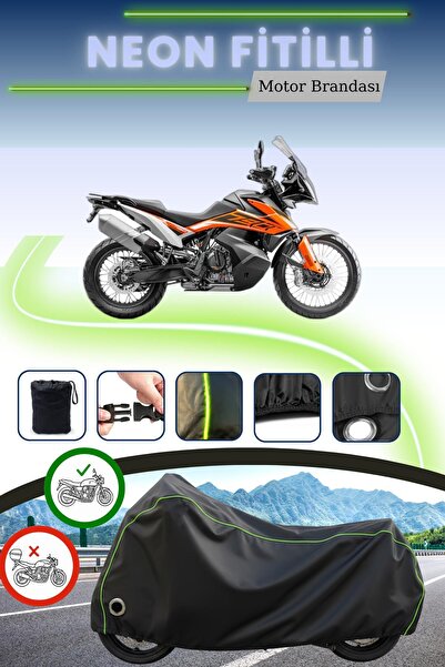 Cemku Fast غطاء محرك متوافق مع KTM 790 Adventure متوافق مع قماش مجدّل قفل نيو...