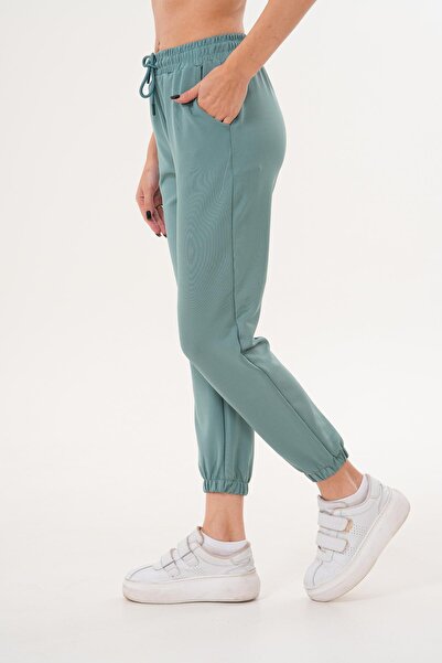 ŞİMAL Women's Elastic Waist Scuba Pants 255071 -