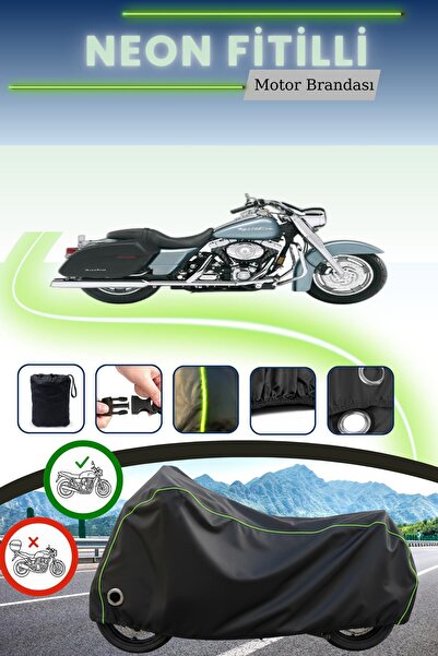 Cemku Fast غطاء محرك متوافق مع هارلي ديفيدسون رود كينج كاستم FLHRSI من بلاك ن...