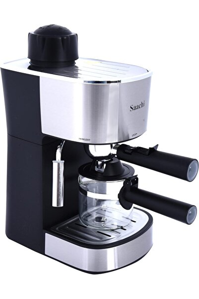 SAACHİ ماكينة قهوة NL-COF-7050 سوداء – من 2 إلى 4 أكواب، 3.5 بار، ماكينة إسبر...