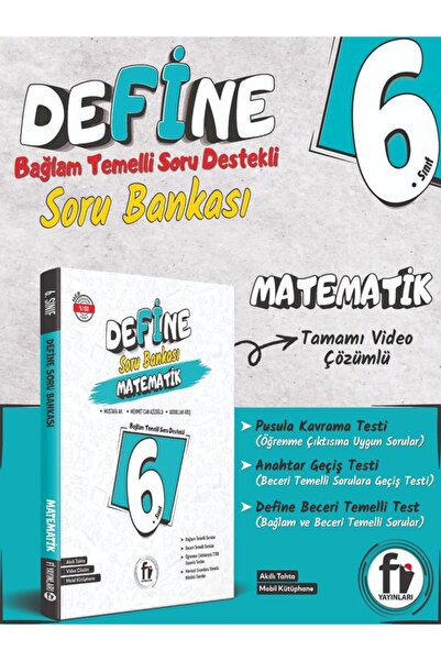 Fi Yayınları 6. sınıf Define Matematik Soru Bankası 2026