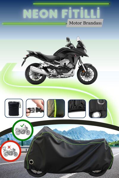 Cemku Fast غطاء محرك متوافق مع نيون فيتيل هوندا VFR 800 X كروس رانر باللون ال...