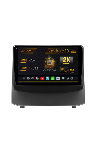 AutoDrop Navigatie Ford Fiesta (2009-2012),Android 13,V-Octa/4GB RAM+64GB ROM...