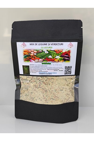 natural & gustos since 2021 Mix de Legume si Verdeturi Deshidratate cu Usturoi 100%
