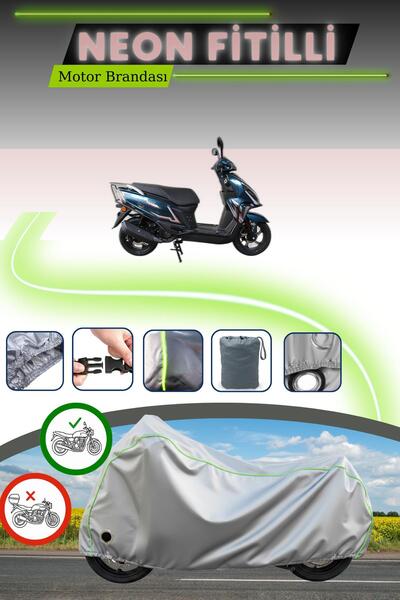 Cemku Fast قماش دراجة نارية متوافق مع غراي كيلت نيون فيتيل فالكون موكو 125