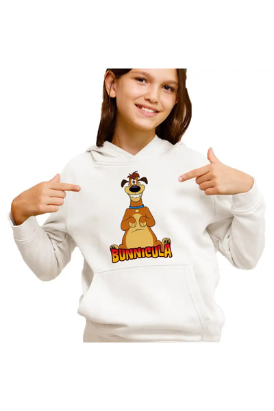 OEM Παιδικό Φούτερ με Κουκούλα για Κορίτσια Harold Draculas Vampire Bunny