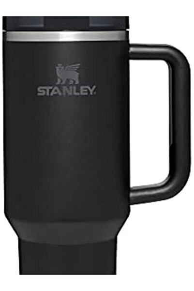 Generic Stanley 40oz Quencher Black – Durable Stainless Steel Water Tumbler with Handle