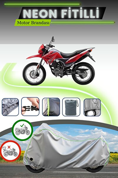 Cemku Fast قماش دراجة نارية رمادي اللون متوافق مع نيون فيتيل أورورا AR 200 GY...