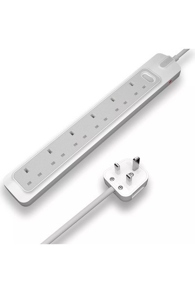 genric مقبس تمديد طاقة رافيد 6-Gang من النوع البريطاني