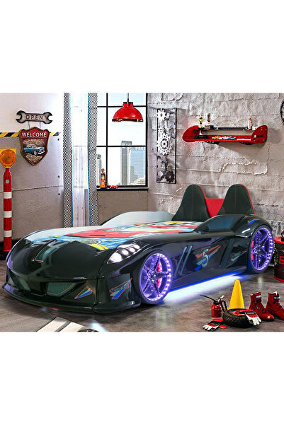 Setay Arabalı Yatak, Jaguar Koltuklu Full Ledli Arabalı Yatak